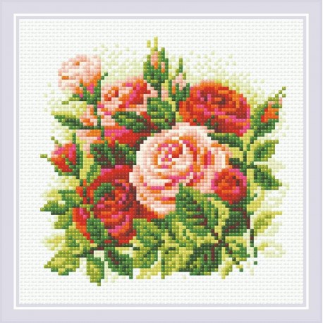 Roses diamond mosaic kit by RIOLIS Ref. no.: AM0061