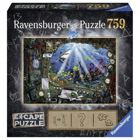Puzzle 759 Submarine - RAVENSBURGER dėlionė