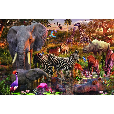 Ravensburger dėlionė "Puzzle 3000 African Animal World"
