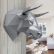 3D Papercraft Kit Bull PP-1BUL-SLV