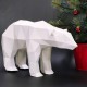 3D Papercraft Kit Polar Bear PP-2PLB-WHT