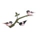 3D Papercraft Kit Birds (pink) PP-1PTC-2PB