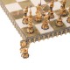 Franz Joseph I Emperor of Austria: Luxurious Chess Set From Bronze Finished Using Real 24k Gold