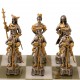 Peter the Great Emperor of Russia: Luxurious Chess Set finished using Real 24k Gold
