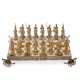 RUSIJOS IMPERATORIAI: ypač prabangūs šachmatai iš Bronzos dengti tikru 24K auksu