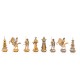 SAMURAJAI: Ypač prabangūs šachmatai iš Bronzos dengti tikru 24K auksu