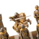 VIDURAMŽIAI III: ypač prabangūs šachmatai iš Bronzos dengti tikru 24K auksu