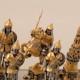 NAPOLEONAS BONAPARTAS II: Ypač prabangūs šachmatai iš Bronzos dengti tikru 24K auksu