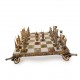 NAPOLEONE FRENCH EMPEROR: Luxurious Chess Set from Bronze finished using Real 24k Gold