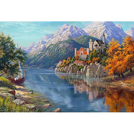 Deimantinis paveikslas Castle in the Mountains WD2461