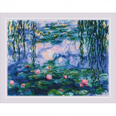 Water Lilies after C. Monet's Painting Siuvinėjimo rinkinys iš RIOLIS Nr.: 2034
