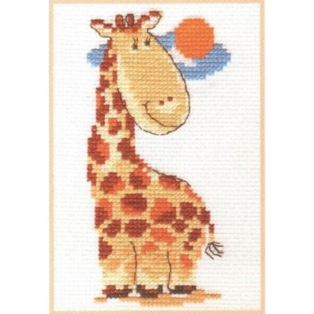 Alisa Siuvinėjimo rinkinys "Žirafiukas" 0-39 (7x13 cm)