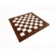 Classic Superior Chess Pieces with Brown/White Marble Chessboard