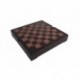 Classic Superior Wooden Chess Pieces with Real Leather Chessboard