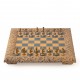 Limited Edition Metal Chess Pieces with Unique Decorated Chessboard