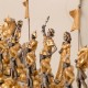 Napoleonas: meniški ypatingos prabangos šachmatai padengti 24k auksu