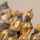 Kazakai vs Mongolai: meniški ypatingos prabangos šachmatai