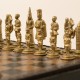 Karalius Artūras: Metaliniai šachmatai su odos pakaitalo lenta