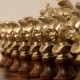 Romėnai: metaliniai šachmatai su odos pakaitalo lenta