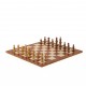 Exotic Hand Carved Chess with Solid Wood Chessboard