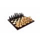 Oriental Hand Carved Wooden Chess Pieces with Real Wood Chessboard