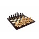 Hand Carved Wooden Chess Pieces with Real Wood Chessboard