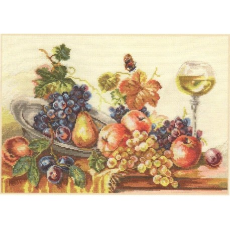 Alisa Siuvinėjimo rinkinys "Vynuogių puota" 5-05 (38x25 cm)