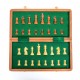 30X30CM Klasikiniai Elegantiški MAGNETINIAI Mediniai Šachmatai Su Dėže
