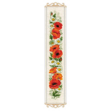 Poppies and Daisies. Cross Stitch kit by RIOLIS Ref. no.: 2067