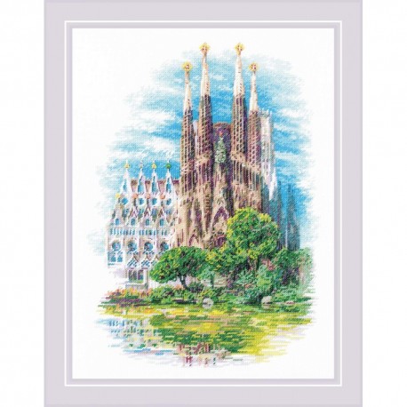 Sagrada Familia. Cross Stitch kit by RIOLIS Ref. no.: 2098
