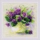 Violets in a Pot. Siuvinėjimo rinkinys iš RIOLIS Nr.: 2091