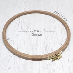 Size 4 Premium Beech Embroidery Hoop Nurge Embroidery. Screw Tightened  Wooden Embroidery Hoop. 