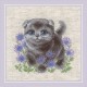 Lop-eared Kitten. Cross Stitch kit by RIOLIS Ref. no.: 2120