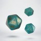 Runequest Dice set turquoise and gold expansion