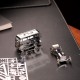 Cute Double-Decker Model Building Kit Time For Machine