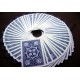 Bicycle Tally-Ho Fan back cards (Blue)