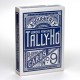 Bicycle Tally-Ho Fan back cards (Blue)