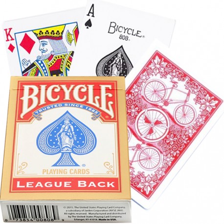 Bicycle League playing cards (Red)