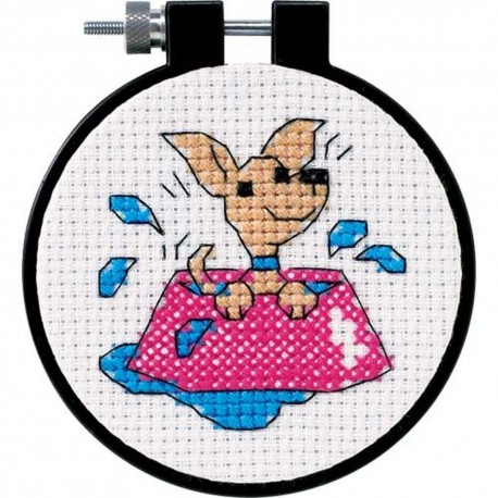 DIMENSIONS Perky Puppy, Counted Cross Stitch_73039