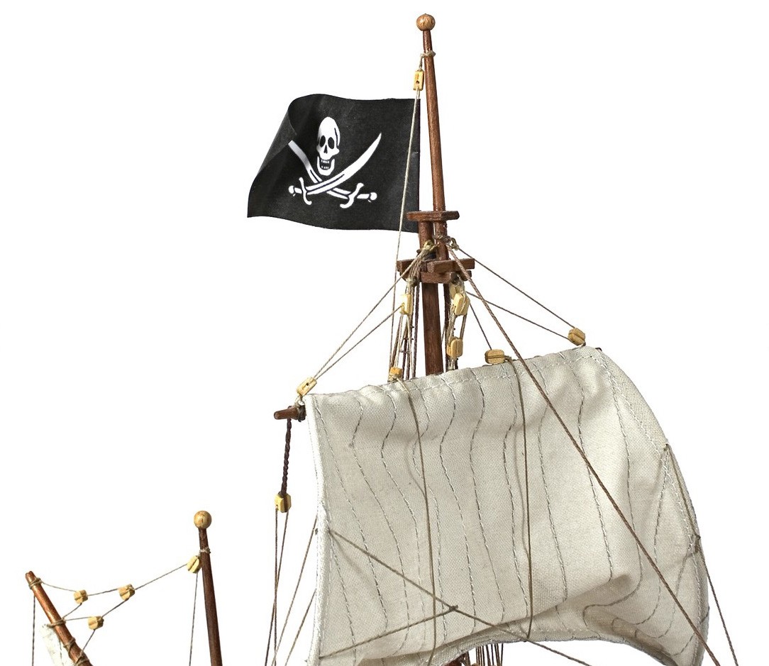 Occre Buccaneer Wooden Pirate Galleon 1:100 Scale Model ...