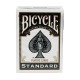 Bicycle Rider Standard keturios kortų kaladės (Juodos, raudonos)