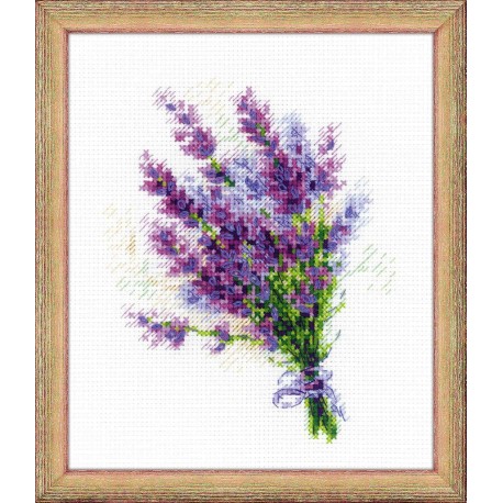 Riolis: Cross Stitch KIT 1607 Bouquet with Lavender
