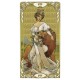 Golden Art Nouveau Tarot kortos