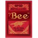 Bicycle Bee Metalluxe Red No92 žaidimo kortos