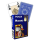 Poker žaidimų kortos (mėlynos)