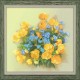 Globe Flowers. Satin Stitch - Cross Stitch Kit from RIOLIS Ref. no.:0058PT