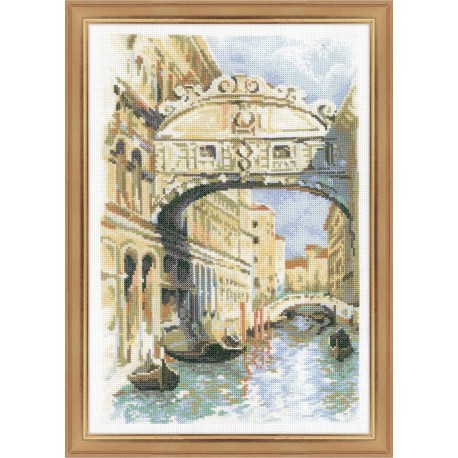 Venice. Bridge of Sighs - Cross Stitch Kit from RIOLIS Ref. no.:1552