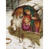 Weather Bound with Collie SB539 - Cross Stitch Kit by Luca-s