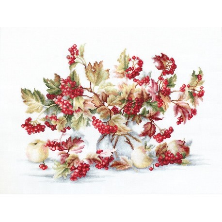 RARE find: Guelder Rose SB2272 - Cross Stitch Kit by Luca-s