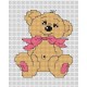 Teddy Bear SB087 - Cross Stitch Kit by Luca-s